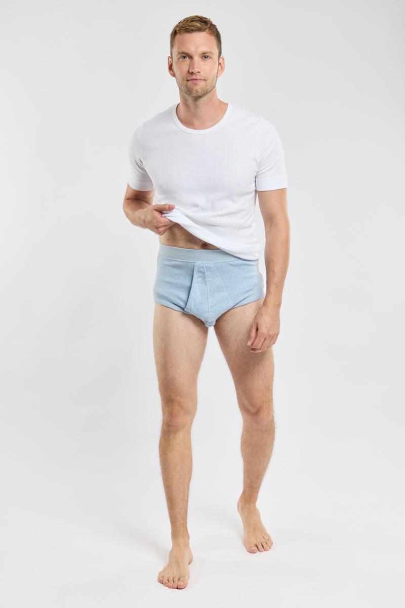 Offener Slip mit hoher Taille leichte Bio Baumwolle