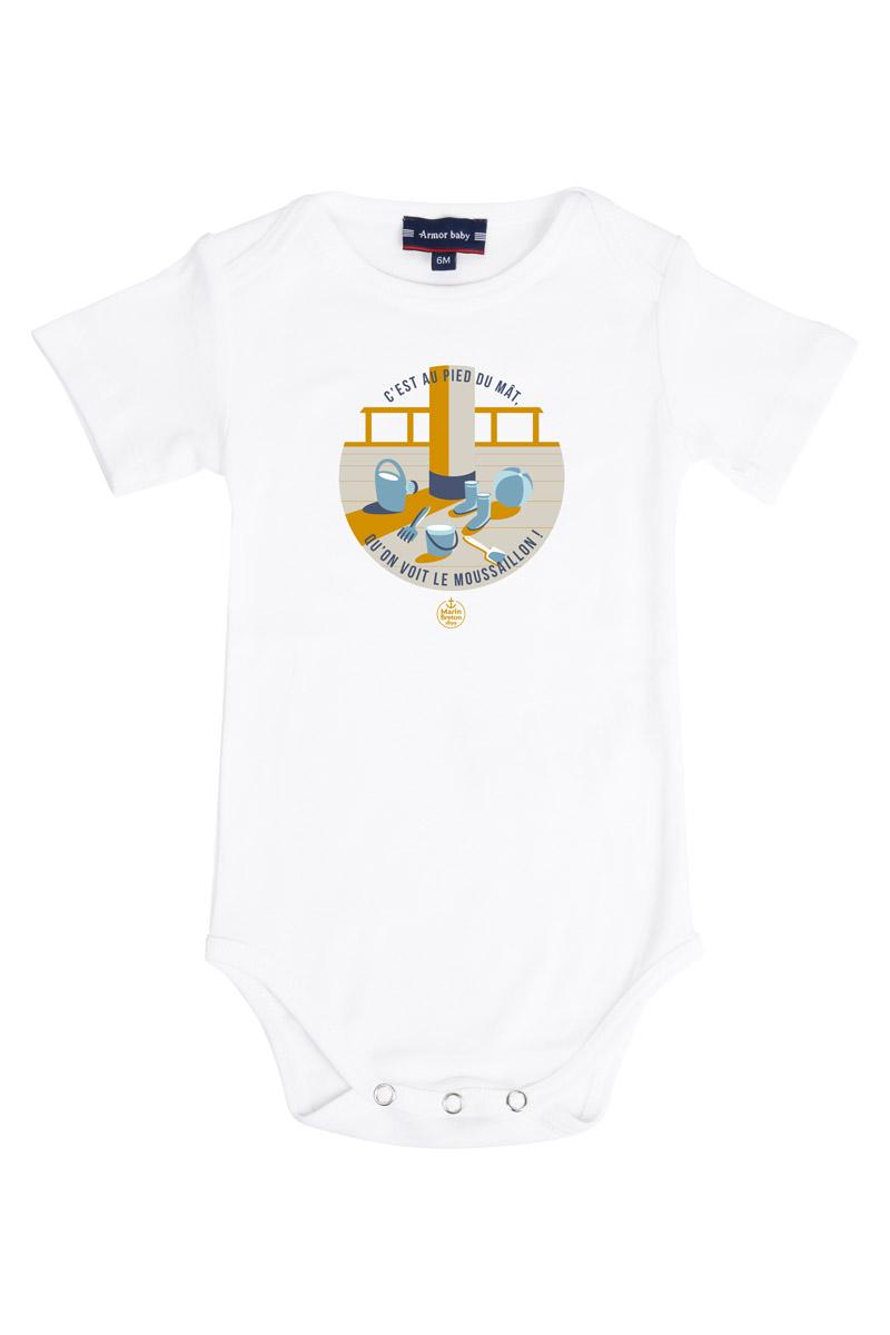 Body am FuB des Mastes Baby leichte Baumwolle