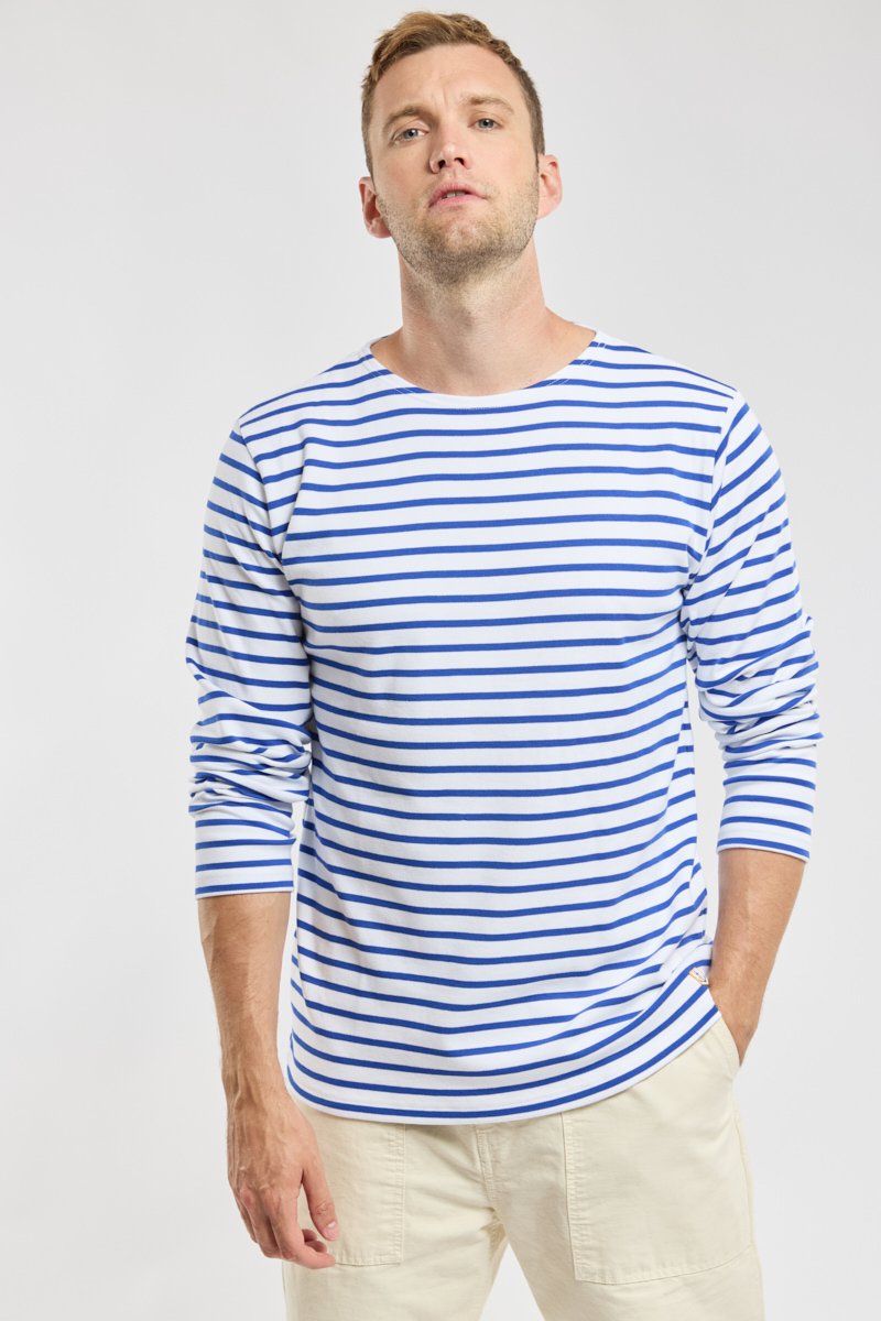 Shirt im Marine-Stil - aus Baumwolle