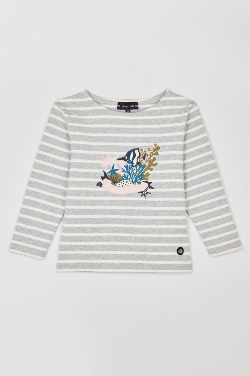 Matrosenshirt  Sous l'ocean  für Kids – dicke Baumwolle