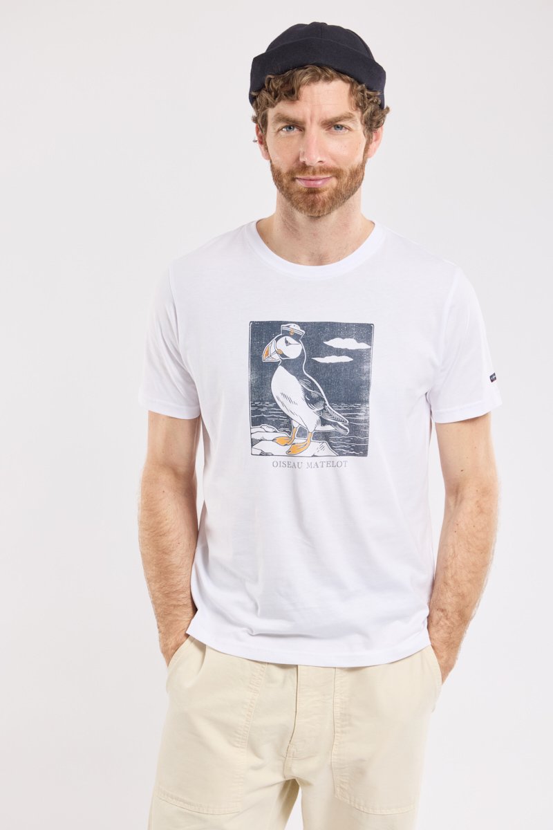 T-Shirt „Meeresvogel“ – leichte Baumwolle