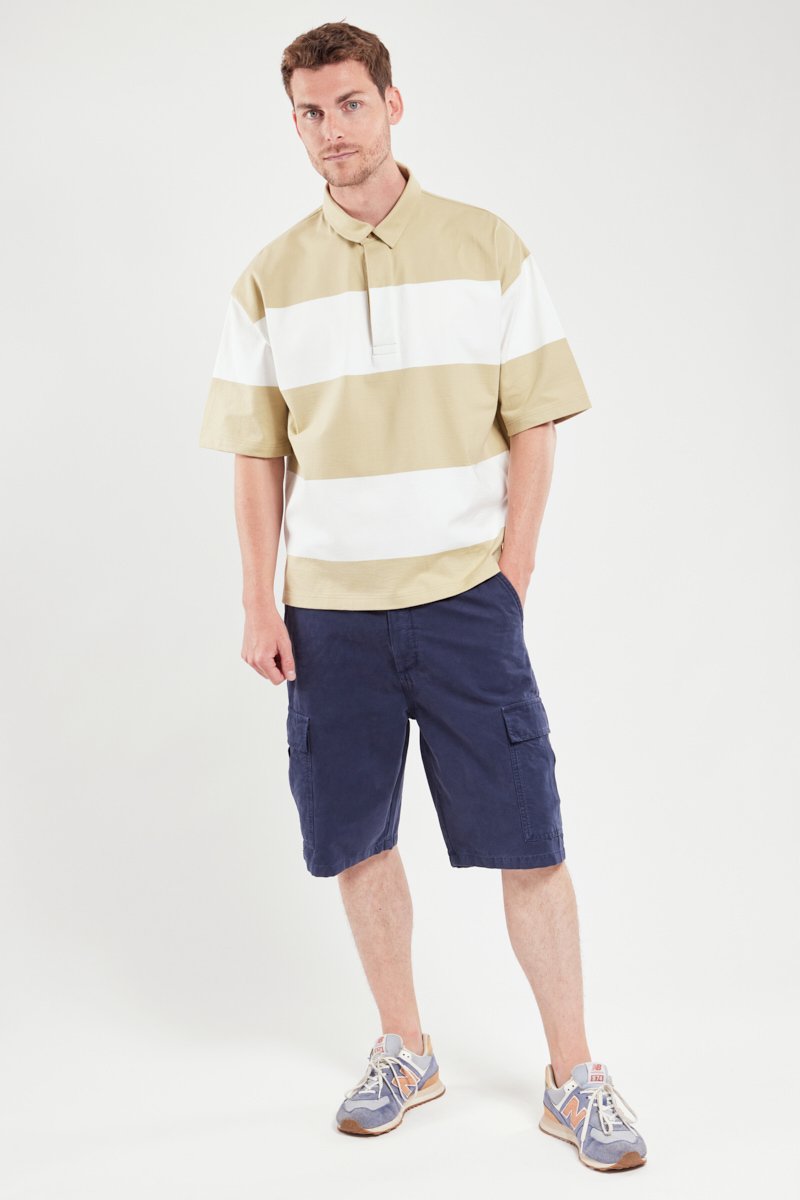 Poloshirt mit Streifen – Baumwolle