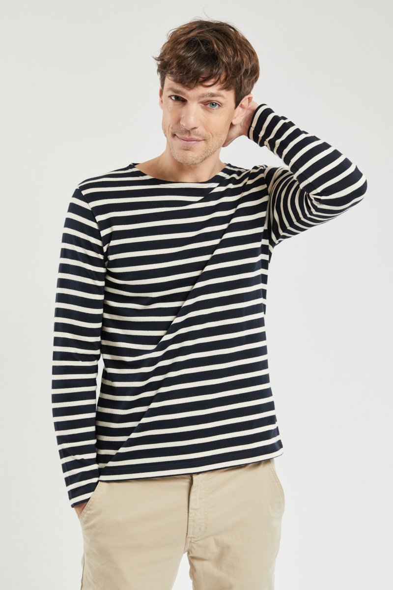 Shirt im Marine-Stil „Aviron“ - aus Fairtrade-Baumwolle