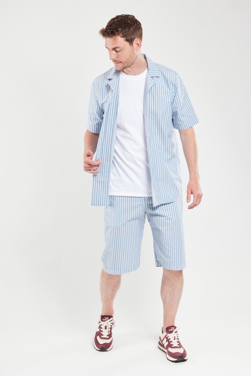 Shorts mit Streifen – Baumwolle