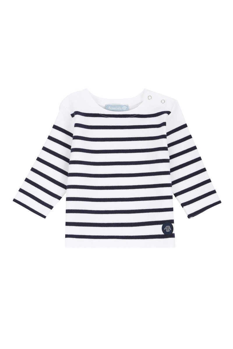 Baby Shirt im Marine-Stil „Amiral  - aus dicker Baumwolle