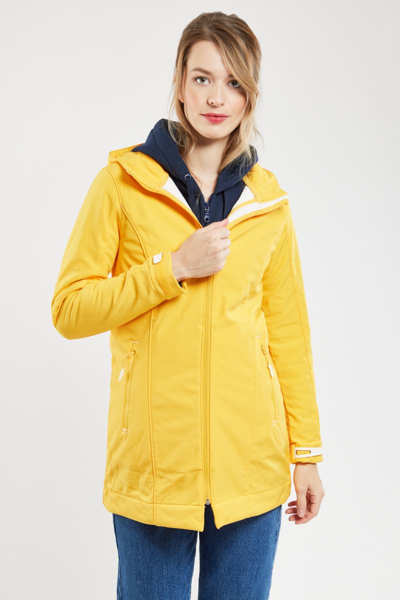 Lange Softshell-Jacke SELLY