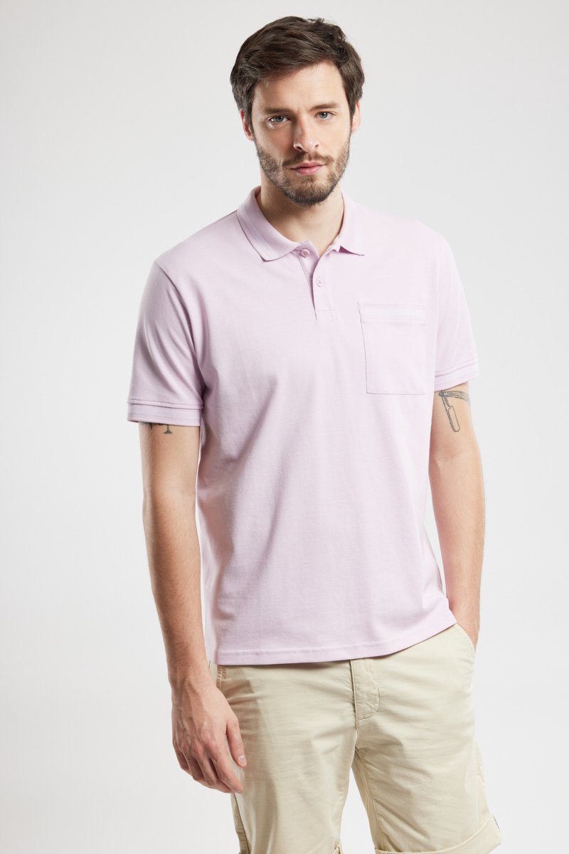 Kurzärmeliges Poloshirt – Baumwoll-Pikee