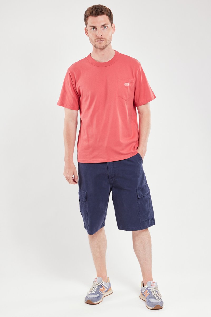 Einfarbiges T-Shirt – Baumwolle
