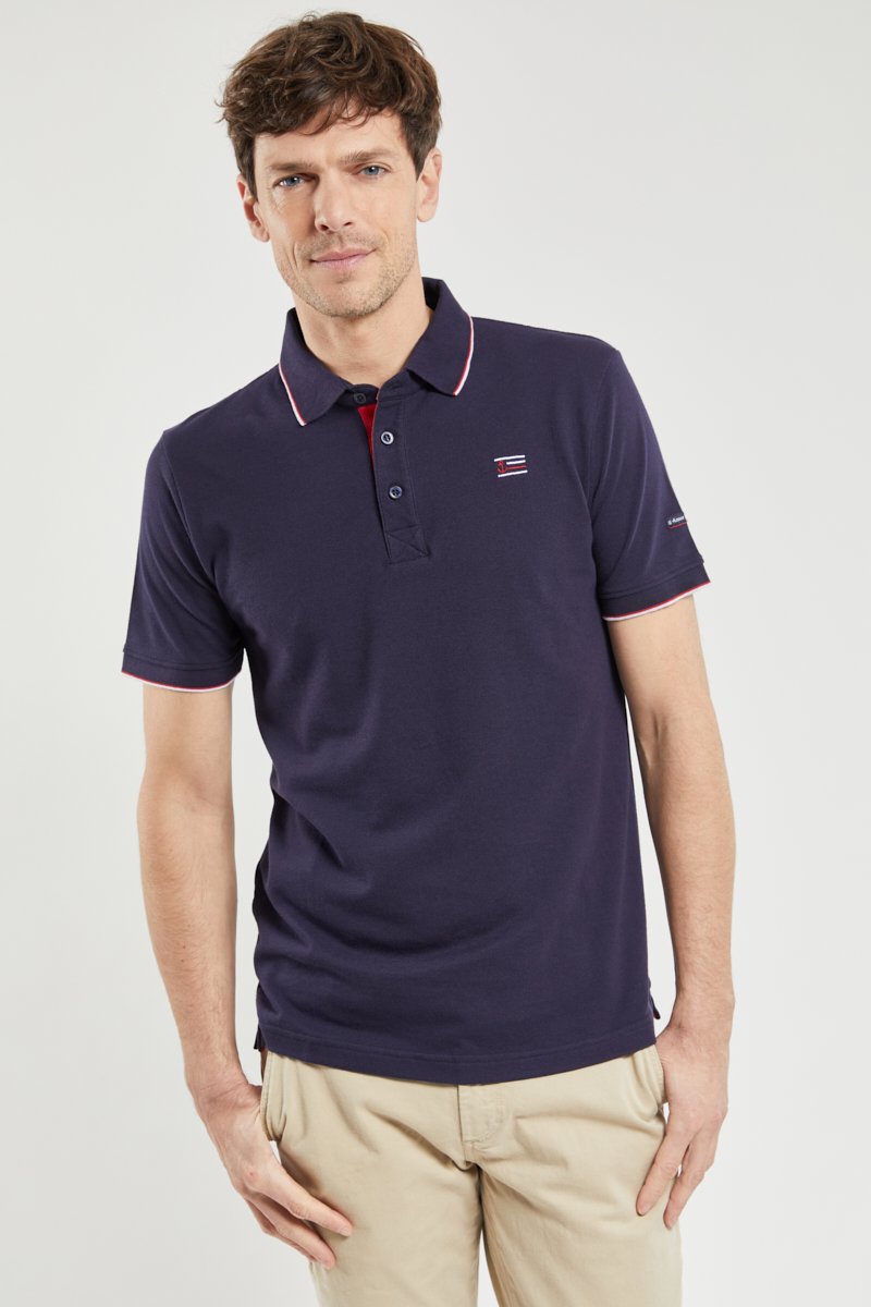 Kurzarm Poloshirt „Spezet  - Baumwollpique