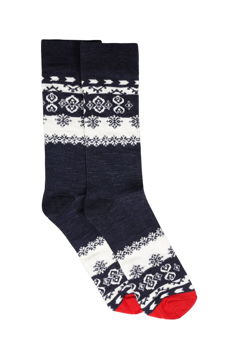 Gestreifte Socken – Wolle