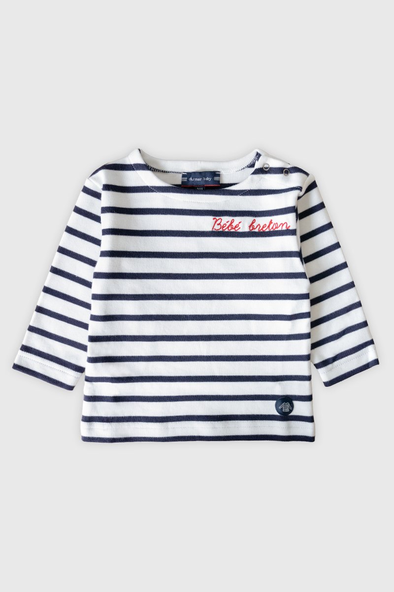 Matrosenshirt „Bebe Breton“ – Baumwolle