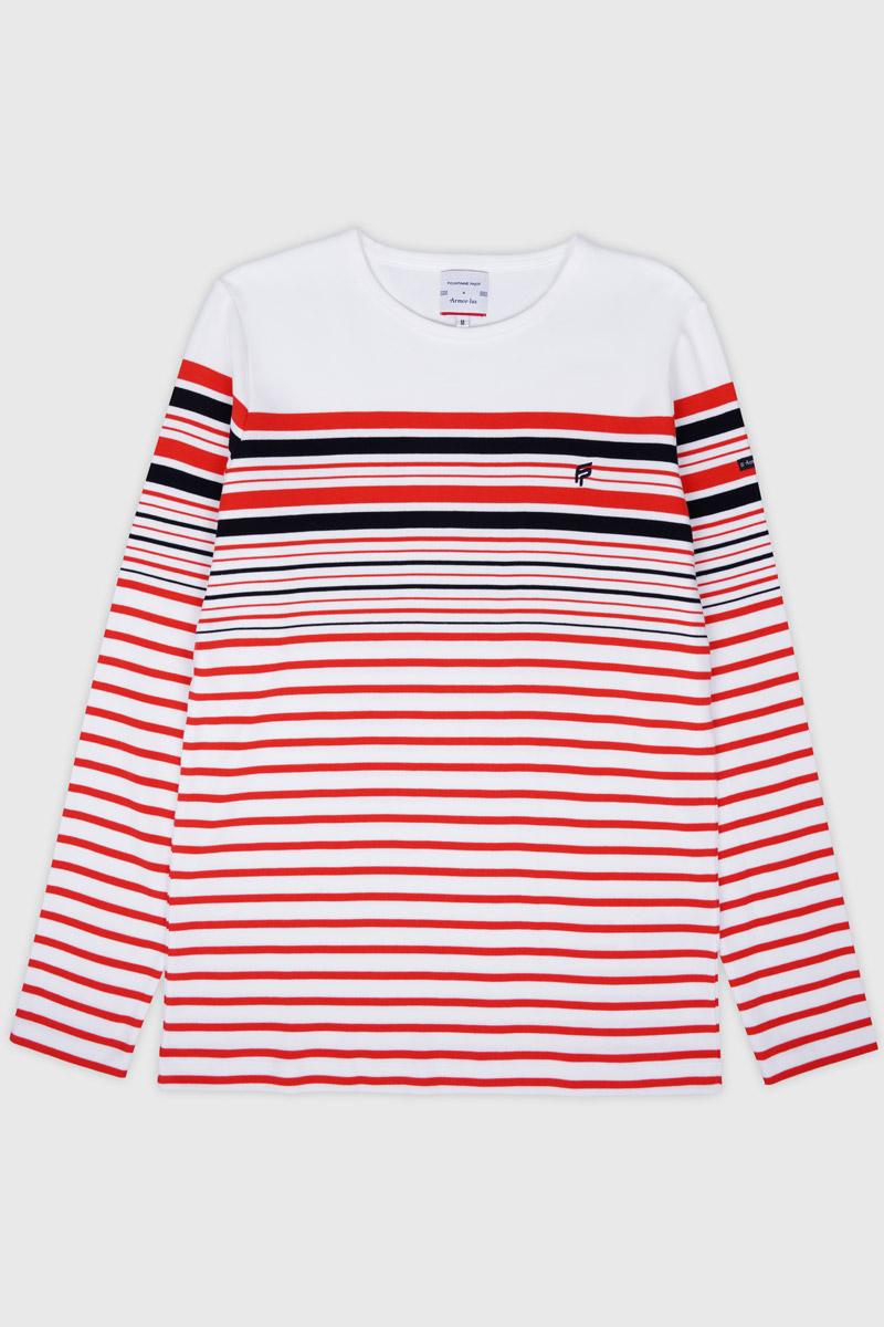 Matrosenshirt aus Interlock Herren - Fountaine Pajot x Armor-lux