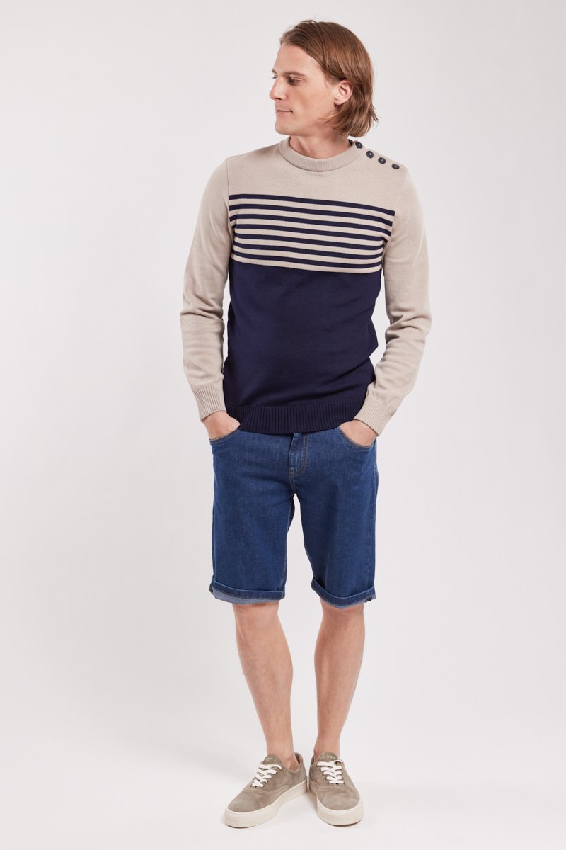 Bermudashorts aus Jeans – Baumwolle