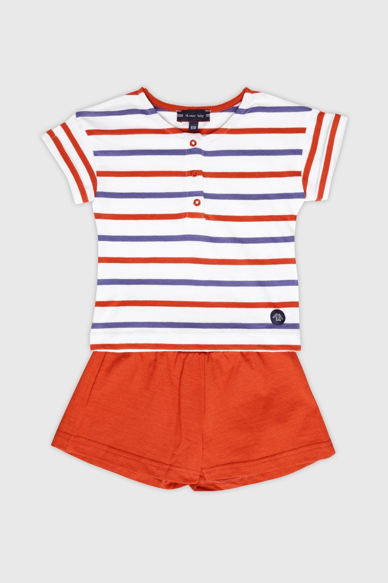 Pyjashort-Set Baby– Baumwolle