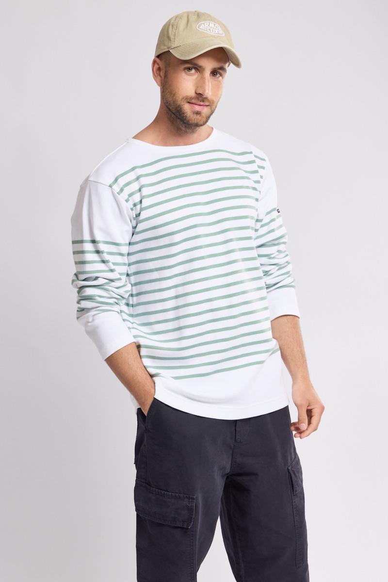Matrosenshirt mit langen Ärmeln – dicke Baumwolle