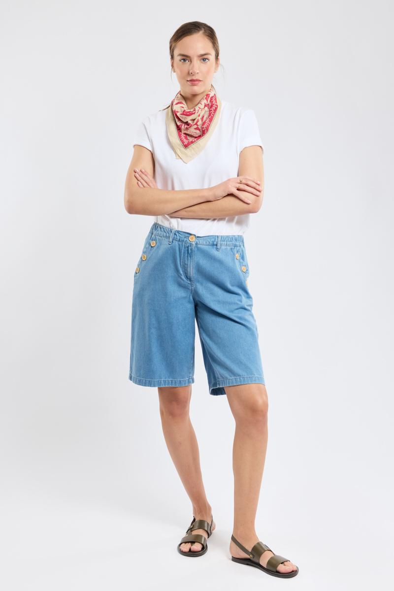 Shorts im Matrosenstil – Denim