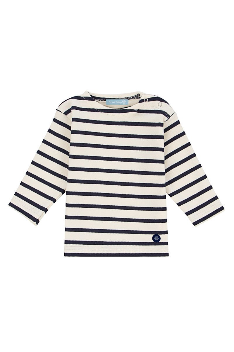 Baby Shirt im Marine-Stil „Loctudy  - aus dicker Baumwolle
