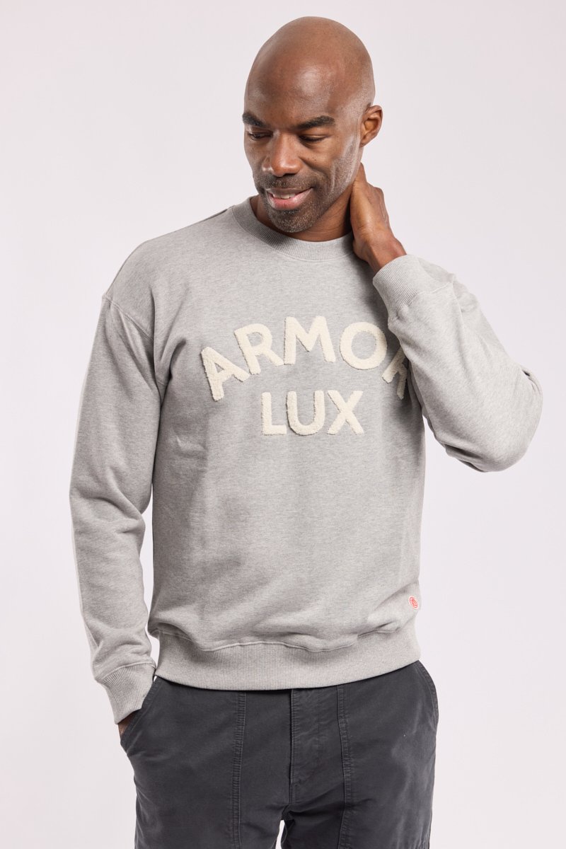 Sweatshirt „Amor-lux“ aus Molton Heritage – Baumwolle