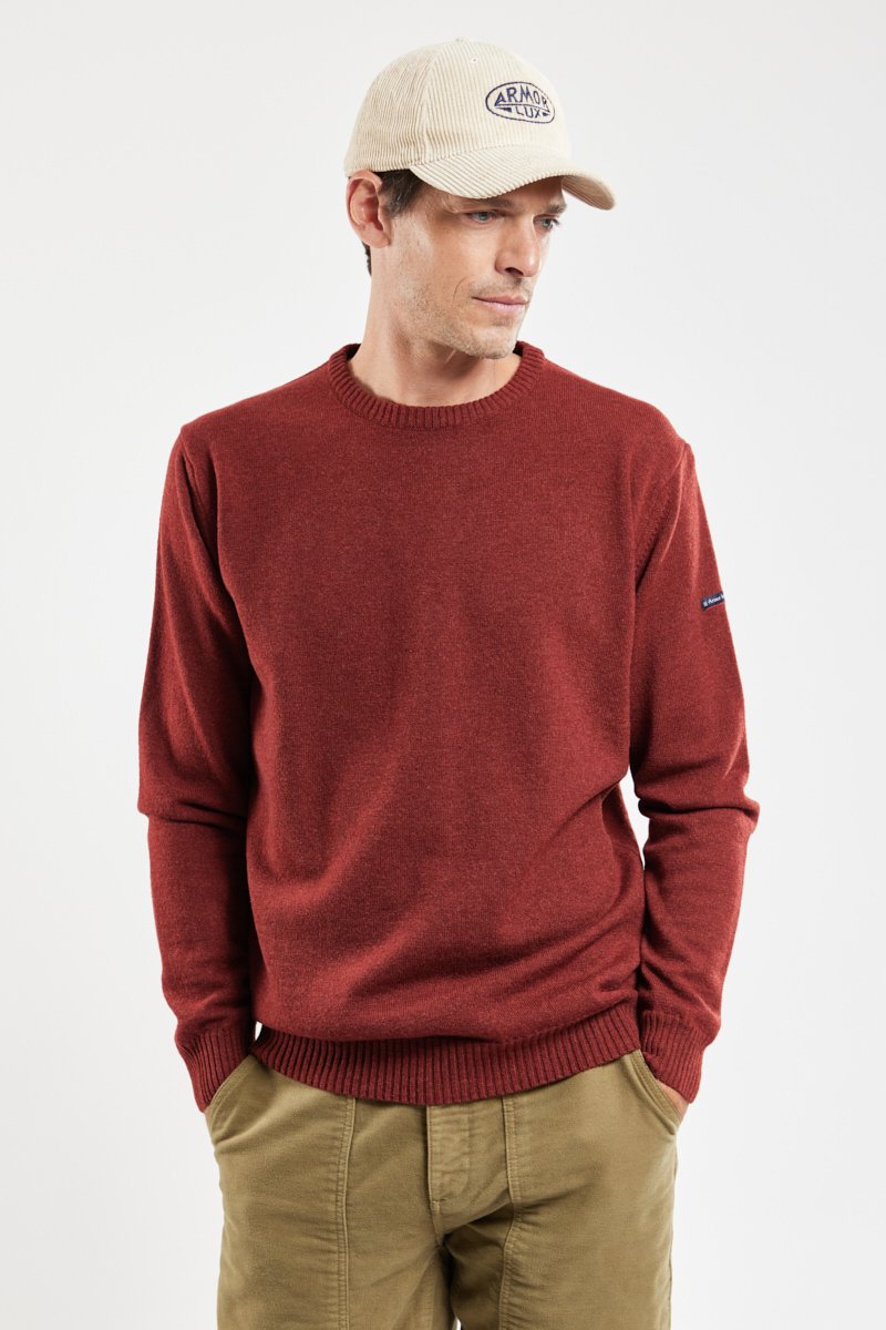 Rundhals-Pullover – Lambswool