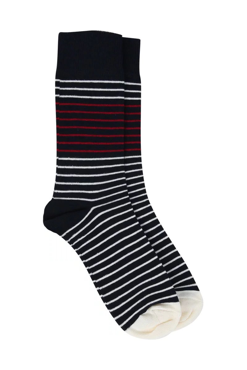 Gestreifte Socken für Herren – Baumwolle