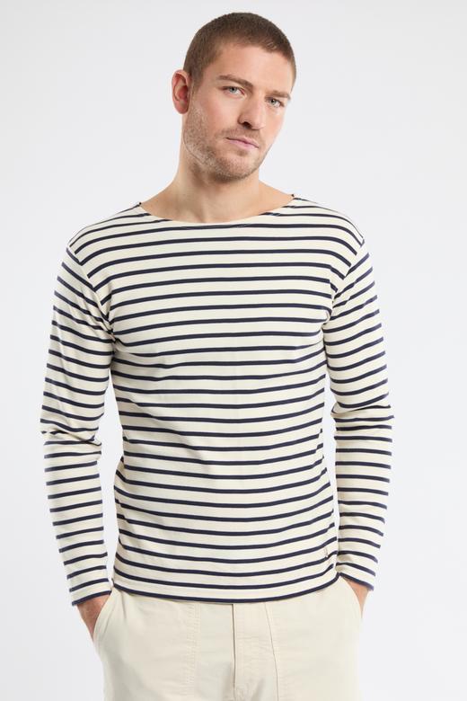 Shirt im Marine-Stil - aus Baumwolle