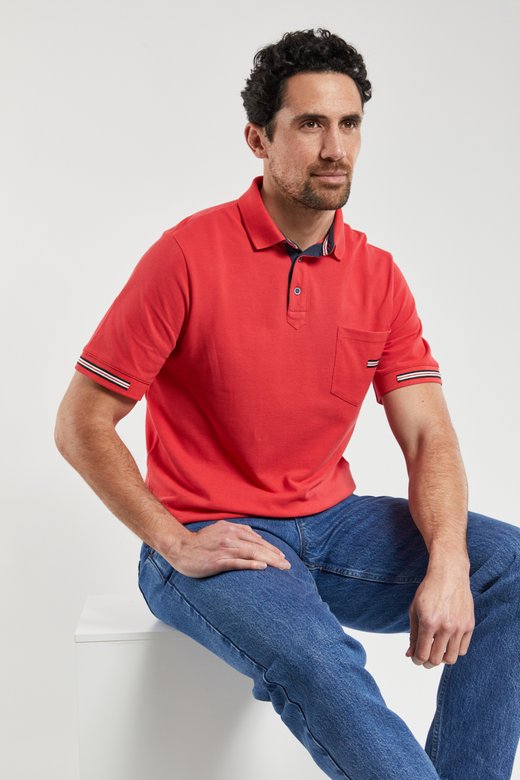 Poloshirt mit kurzen Ärmeln Berac – Baumwolle