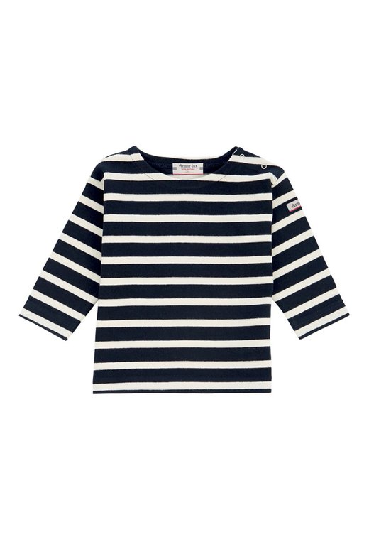 Baby Shirt im Marine-Stil „Erwann  - aus Fairtrade Baumwolle