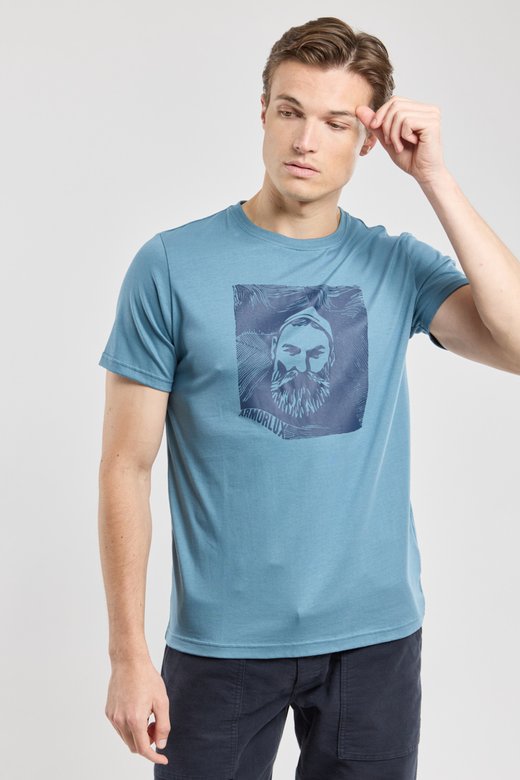 T-Shirt Siebdruck „Marin“ – leichte Baumwolle