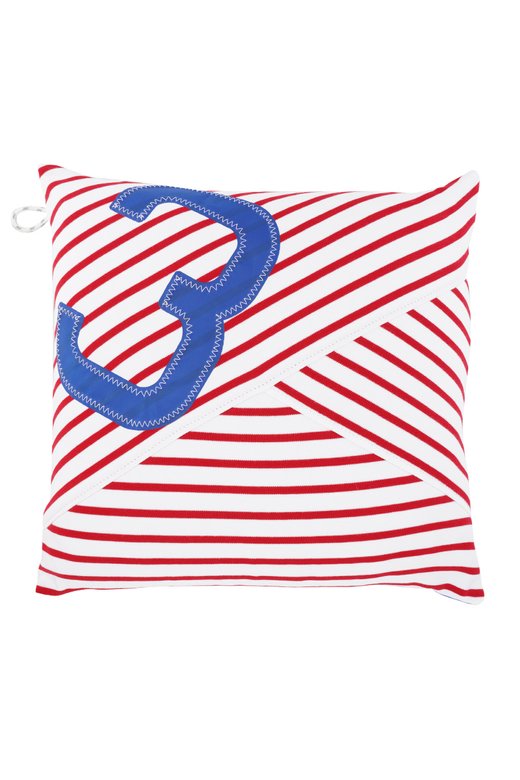 Gestreiftes Kissen 40×40 cm – Sailbags