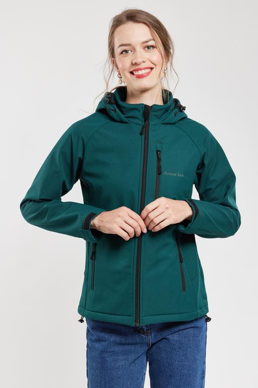 Softshelljacke mit Siebdruck