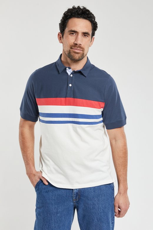 Gestreiftes Poloshirt Berac – Baumwolle