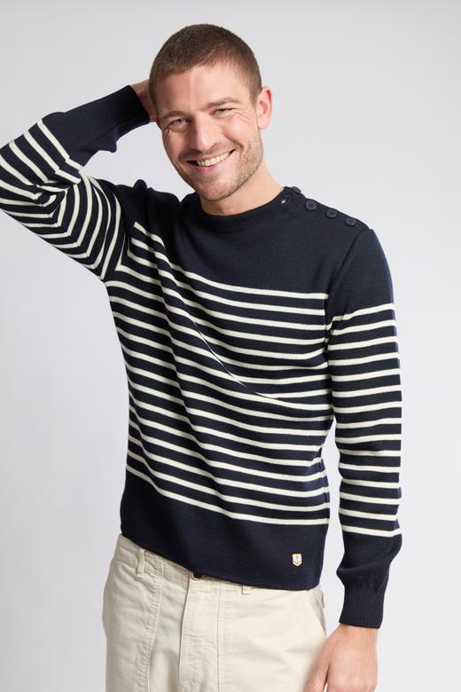 Pullover im Marine-Stil „Molene  - aus Wolle