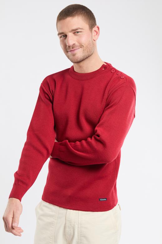 Einfarbiger Pullover im Marine-Stil  „Fouesnant“