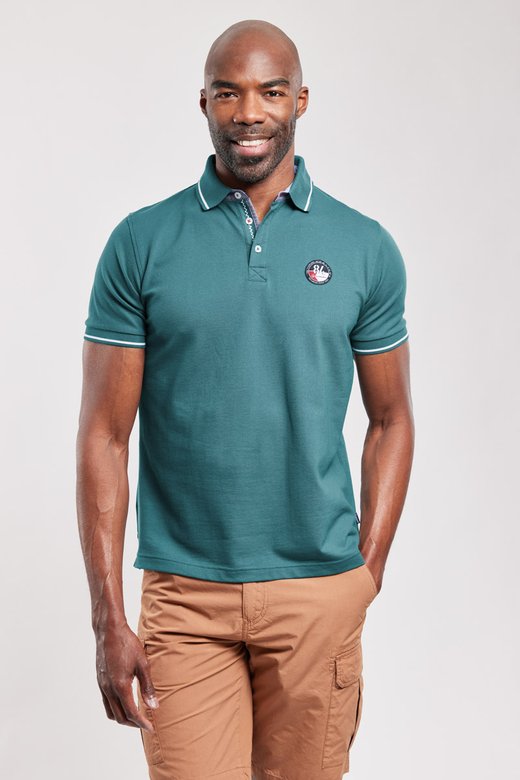 Poloshirt mit GARKYS-Stickerei auf der Rückseite