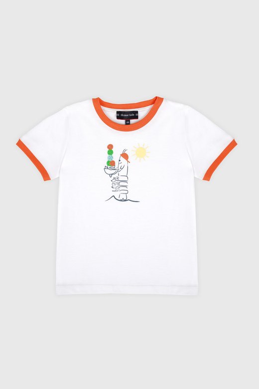 Langustinen-T-Shirt Kids - leichte Baumwolle