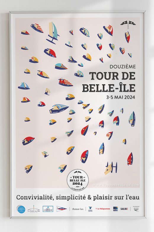 Poster Tour de Belle-Ile