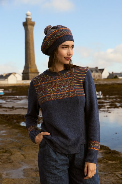 Der Pullover mit Jacquard-Muster – Armor-lux X Nolwenn Faligot