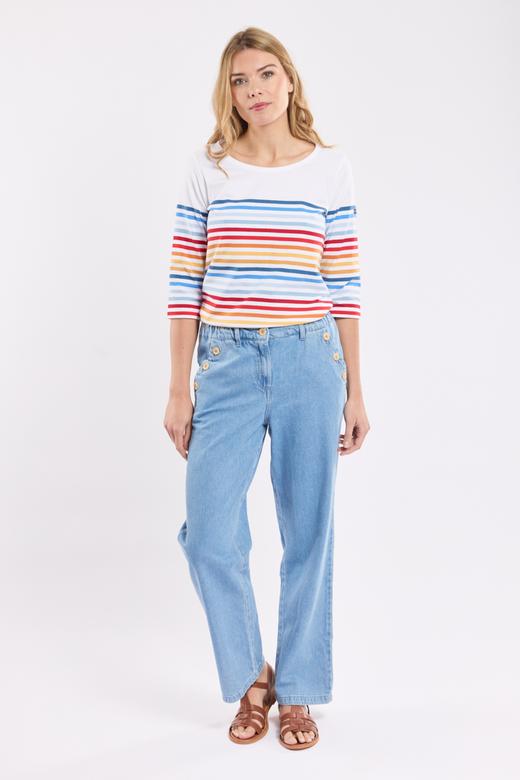 Hose im Marine-Stil – Denim