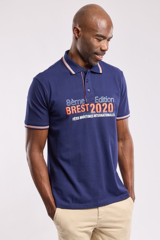 Polohemd Brest 2020 - Pique-Masche