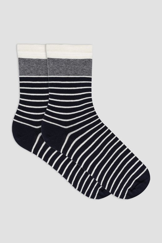 gestreifte Socken - aus Baumwolle